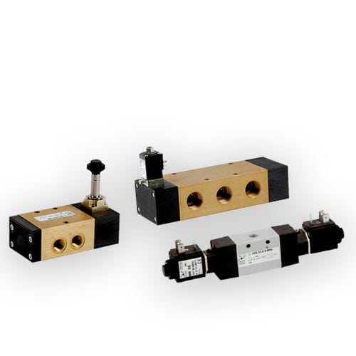 Válvula direcional pneumática spool - 400 series - PNEUMAX - de acionamento pneumático / acionada por solenoide / de ação direta