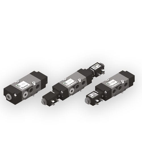 Válvula direcional pneumática de acionamento pneumático - T514 series - PNEUMAX - de controle elétrico / de 5/2 vias / 4/2