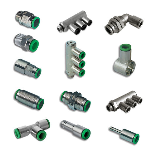 Conexão pneumática - RAP series - PNEUMAX - push-in / em latão
