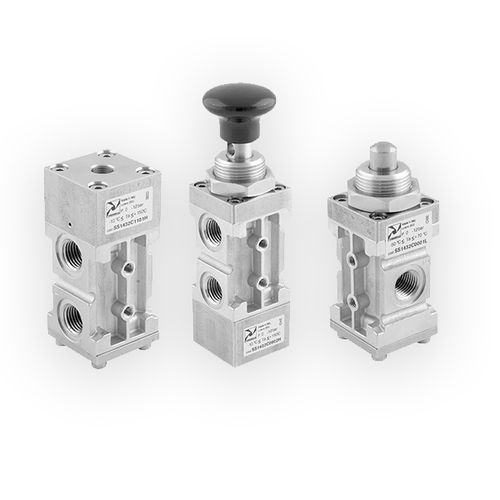 Válvula solenoide de ação direta - Steel line series - PNEUMAX - de 5 vias / para gás / para óleo