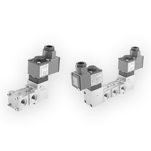 Válvula solenoide de ação direta - Steel line  - PNEUMAX - de 5 vias / para ar / para gás natural