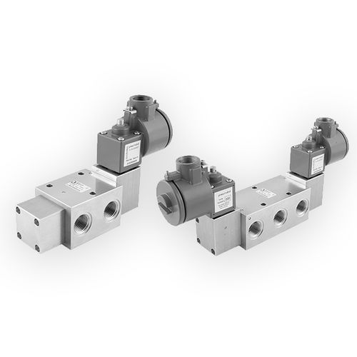 Válvula solenoide de ação direta - Steel line series - PNEUMAX - de 5 vias / para ar / para gás natural