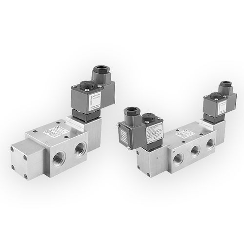 Válvula solenoide de ação direta - Steel line series - PNEUMAX - de 5 vias / para ar / para gás natural