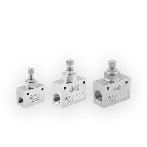 Regulador de vazão para ar - Steel line series  - PNEUMAX - para gás / em aço inoxidável / ATEX