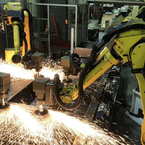 Célula robotizada de retificação - Acme Manufacturing - para a indústria automotiva / para aplicações médicas / para a indústria aeronáutica