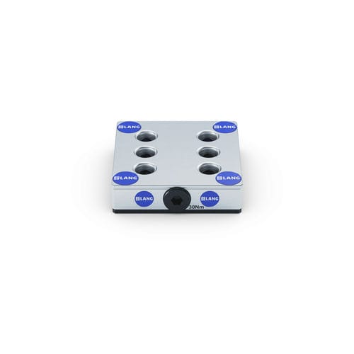 Sistema de centragem e fixação ponto zero para máquina-ferramenta - 75606 - LANG Technik - de placa de fixação modular / de alta precisão / para usinagem de 5 eixos