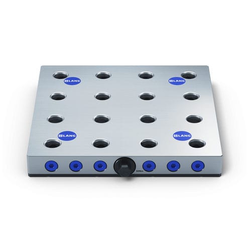 Sistema de centragem e fixação ponto zero para máquina-ferramenta - 45641 - LANG Technik - de placa de fixação modular / de sistema de aperto múltiplo / de alta precisão