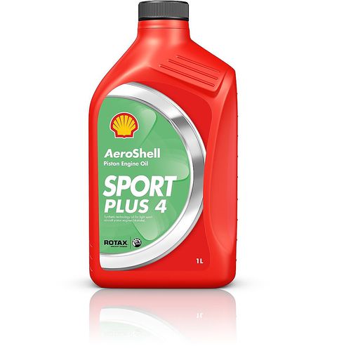 Óleo de lubrificação - Aeroshell Sport Plus 4 - Shell Lubricants - de proteção / semissintético / para motores de avião