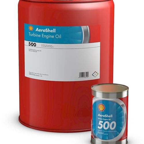 Óleo de lubrificação - AeroShell 500 - Shell Lubricants - sintético / para metais / para motor