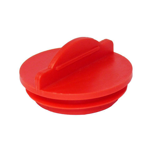 Tampa (cap) de encaixe rápido - SF series - PANOZZO Srl - redonda / em polietileno / com lingueta