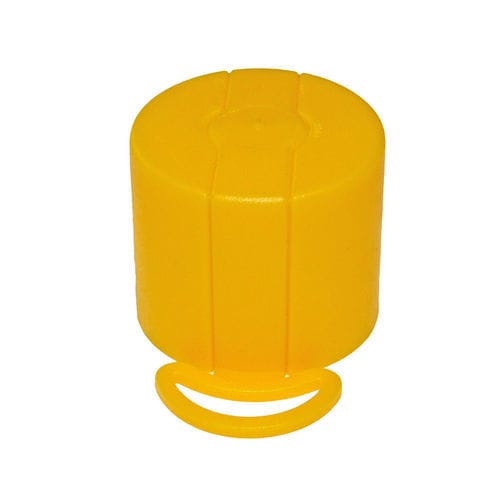 Tampa (cap) redonda - TLS series - PANOZZO Srl - em polietileno / com aba de puxar