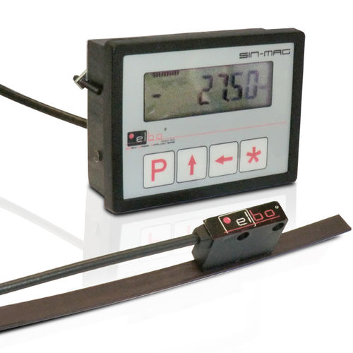 Display LCD - S1nMAG - Elbo - Eredi Bassi Araldo sas - de posição / RS-232 / a bateria