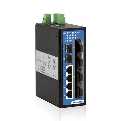 Switch de rede 10 portas - IES7110 Series - 3onedata Co.,Ltd. - gerenciável / Gigabit / de fibra óptica