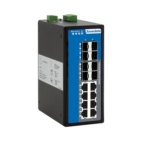 Switch de rede gerenciável - IES6316 Series - 3onedata Co.,Ltd. - 16 portas / Gigabit Ethernet / de nível 2