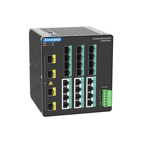 Switch de rede gerenciável - ICS6400-12GT12GS4XS - 3onedata Co.,Ltd. - 28 portas / Gigabit Ethernet / de nível 3