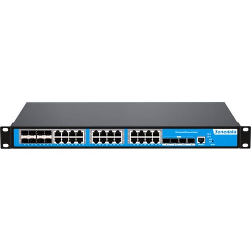 Switch de rede gerenciável - IES5328 Series - 3onedata Co.,Ltd. - 28 portas / Gigabit Ethernet / de nível 2