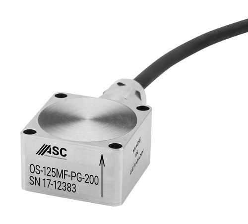 Acelerômetro de 1 eixo - ASC OS-125MF-PG - ASC - capacitivo / MEMS / analógico