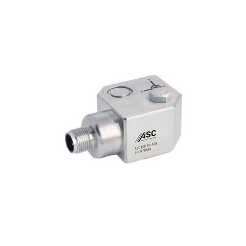 Acelerômetro triaxial - ASC P313P-A15 - ASC - piezoelétrico / IEPE / elétrico