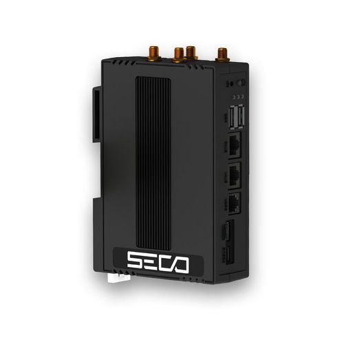 Computador edge - Modular Link MX93 - SECO - para trilho DIN / ARM® Cortex®-A55 Quad-core / LPDDR4