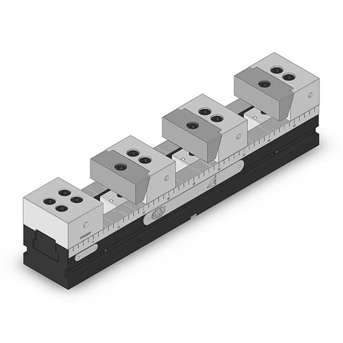 Morsa de máquina - F677-588202 - Fixtureworks - de parafuso / múltipla