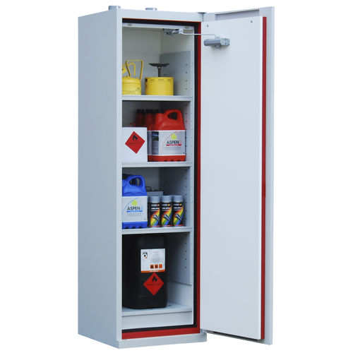 Armário de acondicionamento - FSS-60 - Saebu Morsbach GmbH - com pés / com 1 porta / em chapa de aço