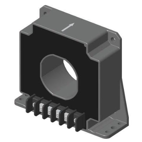 Sensor de corrente de efeito Hall de circuito aberto - HS series - Electrohms - para montagem em painel / CA / CC