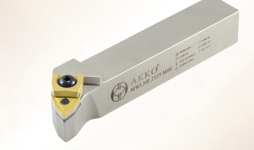 Porta-ferramenta ISO - MWLN series - AKKO CUTTING TOOLS - com parafuso de fixação / para usinagem / para torneamento externo