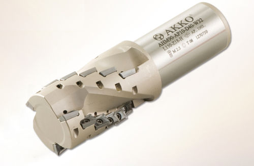 Fresa com pastilhas de corte - AHM90-AP10-D series - AKKO CUTTING TOOLS - ângulo de hélice