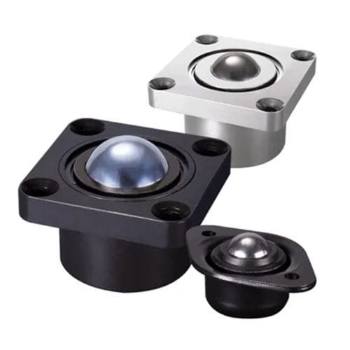 Esfera transferidora para cargas pesadas - 8300 - Omnitrack - em aço inoxidável / em polímero / de suporte cilíndrico