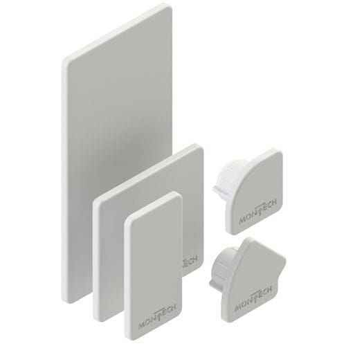 Tampa de acabamento press-fit - AK-5025 - light gray series - MONTECH - redonda / retangular / quadrada
