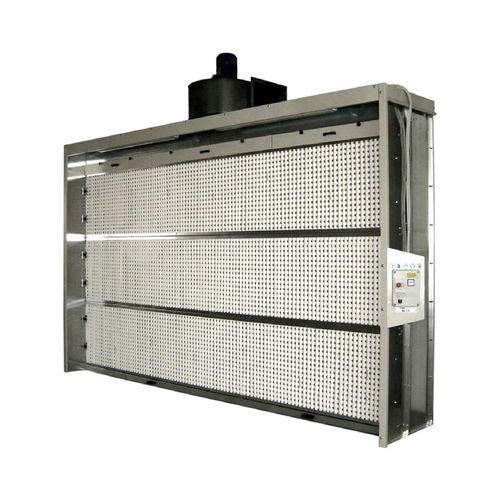 Cabine de pintura a pó aberta - ZINCO SEC BIG series - GGE srl - com filtro de carvão ativado / com filtro seco / tipo ciclone