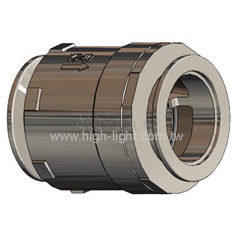Válvula de retenção de esfera - KF series - Highlight Technology Corp. - para gás / para vácuo / de mola