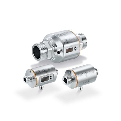 Medidor de vazão magnético-indutivo - SM series - ifm electronic - volumétrico / para líquido condutor / em linha