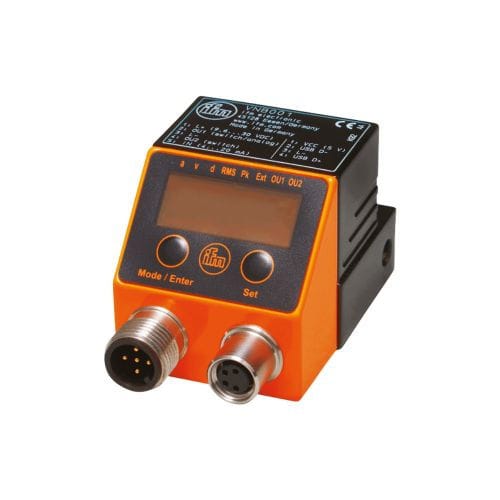 Sensor de vibração capacitivo - VNB001 - ifm electronic - para monitoramento de máquina / com display