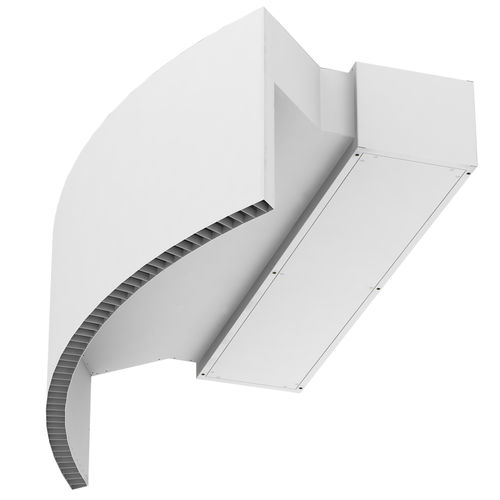 Cortina de ar ambiente - Rotowind - AIRTÈCNICS - horizontal / para porta giratória / com aquecimento elétrico