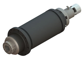 Motor spindle de torneamento - ECR 24 - VEM - de acionamento hidráulico / para granito / para mármore