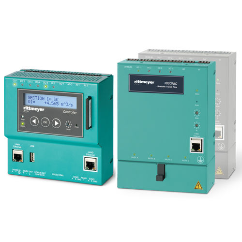 Medidor de vazão ultrassônico por tempo de trânsito - RISONIC modular - Rittmeyer - de turbina / volumétrico / para água