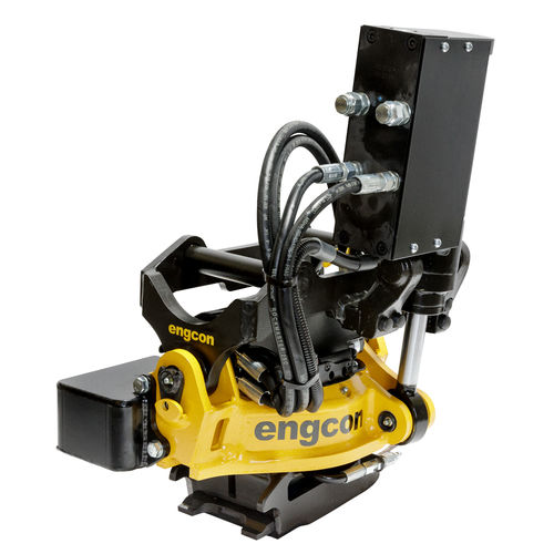 Sistema articulado de acoplamento de ferramentas para escavadeira - EC02B - engcon Nordic AB