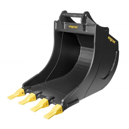 Caçamba de dentes para uso geral - DB series - engcon Nordic AB - para escavadeira hidráulica / 4 dentes