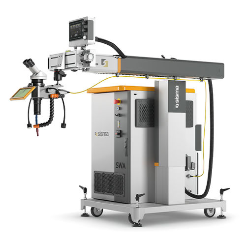 Máquina estacionária de solda a laser de fibra - SWA F series - SISMA SPA - semiautomática / com rodízios / para aço