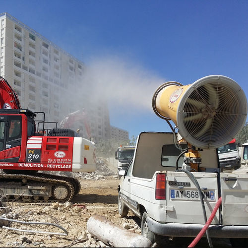 Canhão aspersor para redução de poeiras - HE50 - HENNLICH s r.o. - móvel
