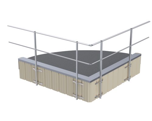 Guarda-corpo em alumínio - SECURILISSE® evo GCE-B - SOMAIN SECURITE