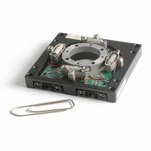 Mesa de coordenadas XY - XY25XS - CEDRAT TECHNOLOGIES - piezoelétrica / de 2 eixos / compacta