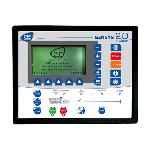 Controlador para grupo gerador de energia para aplicações marítimas - GENSYS 2.0 MARINE - CRE TECHNOLOGY - automático / paralelo / DNV