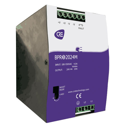 Carregador de bateria para grupo gerador de energia - BPRB2024M - CRE TECHNOLOGY - para motobomba / para trilho DIN / de chumbo