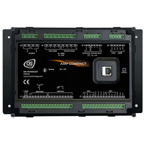 Controlador para grupo gerador de energia automático - AMF COMPACT CORE - CRE TECHNOLOGY - de controle automático do setor / para montagem traseira / para alimentação de emergência