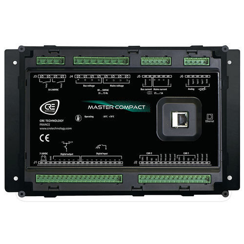 Controlador para grupo gerador de energia automático - MASTER COMPACT CORE - CRE TECHNOLOGY - paralelo / de sincronização / de controle automático do setor