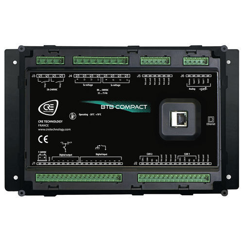 Controlador para grupo gerador de energia automático - BTB COMPACT CORE - CRE TECHNOLOGY - paralelo / de sincronização / para montagem traseira