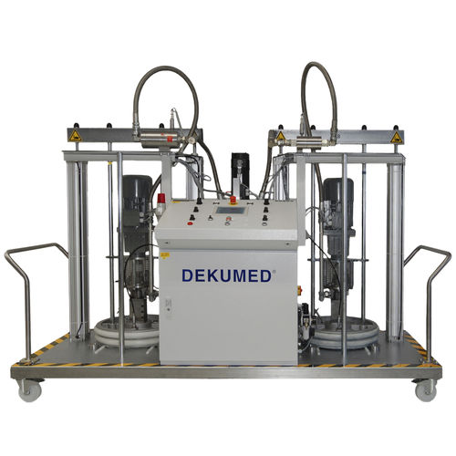 Dosador-misturador de resinas - UNIDOS 300 TX/MP 200 HV - Dekumed Kunststoff- und Maschinenvertrieb GmbH & C - com bomba de engrenagens / bicomponente