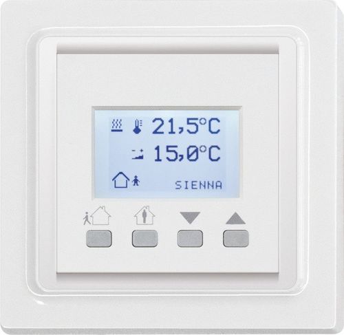 Controlador de temperatura digital - PL-SAMTEMP - Eltako Electronics - de aquecimento / de resfriamento / para montagem nivelada com superfície